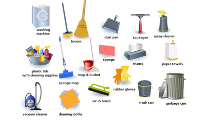 Basic Cleaning Supplies List-Australia