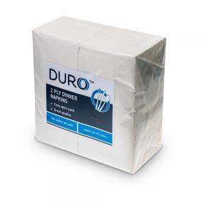 Duro Dinner Napkin 2 ply 400mm x 400mm GT Fold