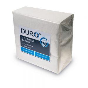 Duro Dinner Napkin 2 ply 400mm x 400mm