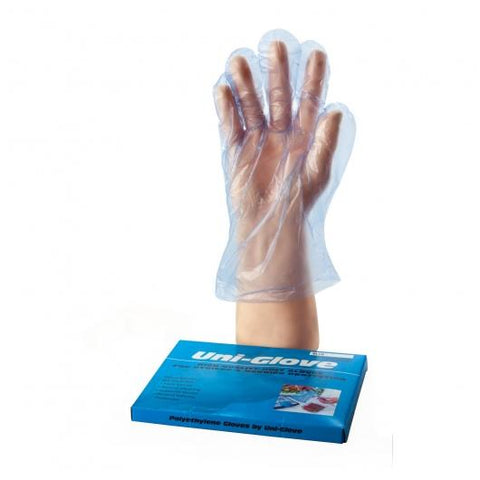 Uni-Glove HDPE Blue Food Handling Glove