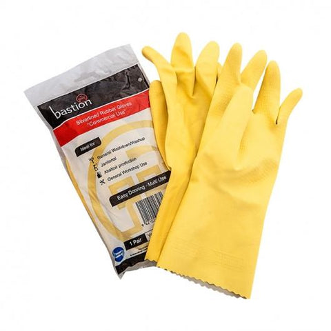 Bastion Silverline Yellow Large Gloves