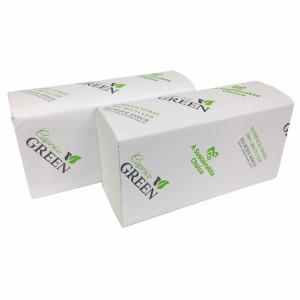 Caprice Green Slimfold Interleaved Towel 24cm x 23cm